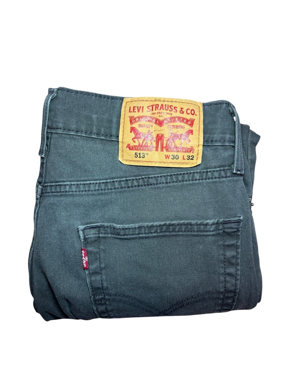 Levi's 513 Slim Straight Jeans Mens 30x32 - Charcoal Grey